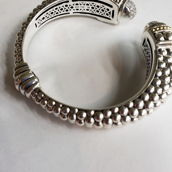 @SOLD@Diamond cuff bracelet - Picture 5 of 9